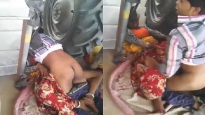 Tractor adiyil paduka vaithu ookum tamil village sex video