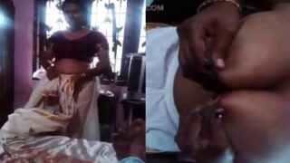 Tamilnadu housewife aunty mulai paal vara vaikiral