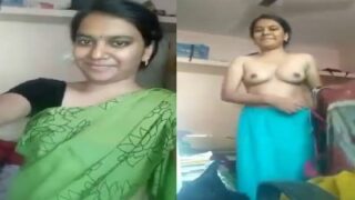 Coimbatore sexy housewife saree kayati nighty anigiraal