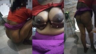 Tamil nadu desi aunty siruneer adithu big boobs katugiral