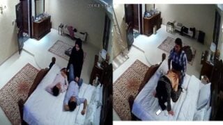 Muslim aunty maganin nanbanudan ool ookum CCTV kaatchi