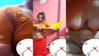 Young housewife midnight video call sex pannukiral