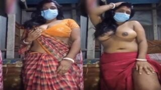 Unsatisfied married aunty sex toys vachi dildo suyainbam