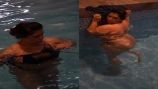 Meenambakkam aunty luxury swimming pool nude bath seigiral