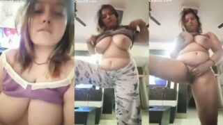 Pondicherry desi lady big boobs pisainthu pundai kaatugiral
