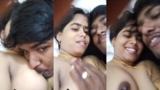 Chennai beautiful young anni mulai sapum kozhuthan