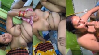 Real housewife aunty cheating sex affair HD video