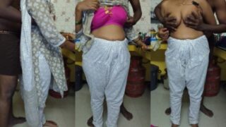 Gramathu velaikaran chudithar potta housewife ool