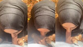 College muslim girl picnic pogumpothu outdoor blowjob