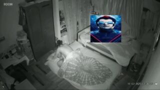 Husband and wife midnight bedroom fuck pannum CCTV