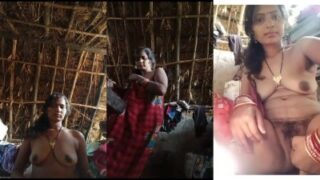 Tamilnadu village wife saree change pannum nude MMS