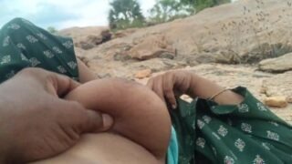 Gingee local ponnu outdoor natural place sex