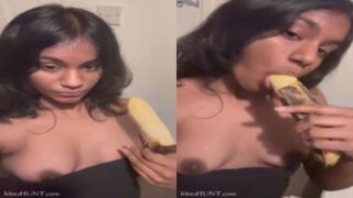 Small boobs subasri banana blowjob pannum real porn